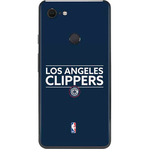 NBA Los Angeles Clippers Standard Blue Google Pixel 3 XL Skin